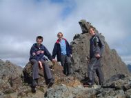 Up on The Cuillin Mountain Ridge